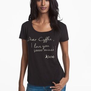 WHBM Coffee Burnout Tee